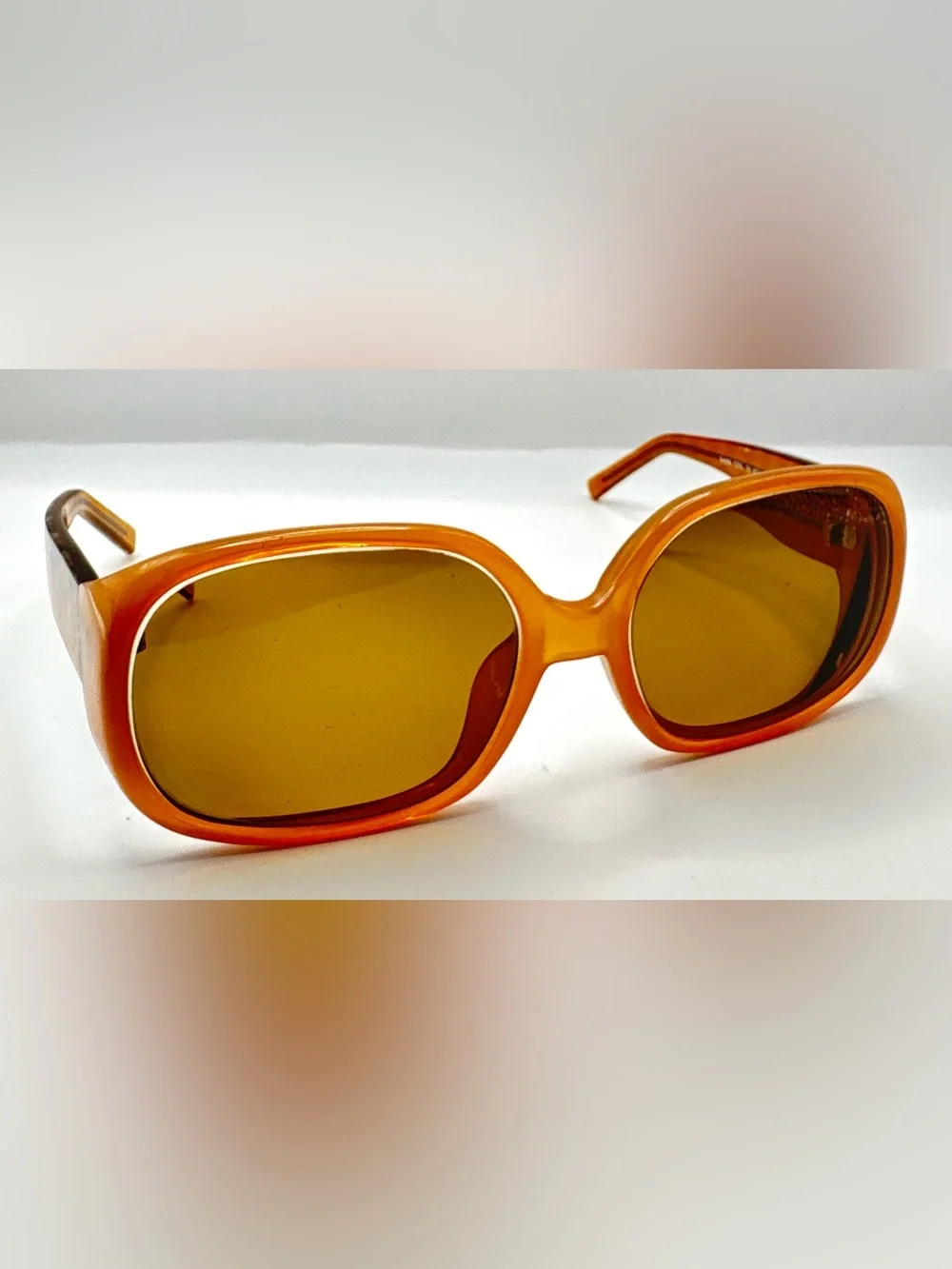 S629 Brown Oval Sunglasses Frames Only